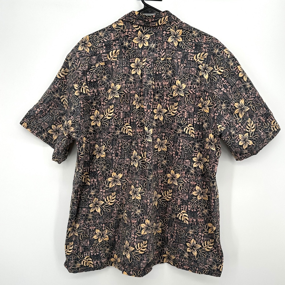 Vintage Bishop St Apparel Mens XL Hawaiian Shirt Cotton Tropical Made in Hawaii - Picture 4 of 6